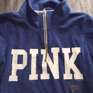 Pink Half Zip Pullover